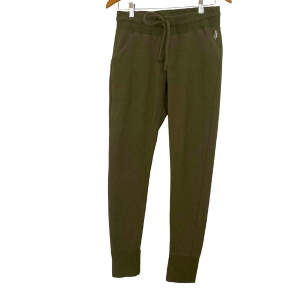 FREE PEOPLE Women's Olive Drawstring Jogger Pants